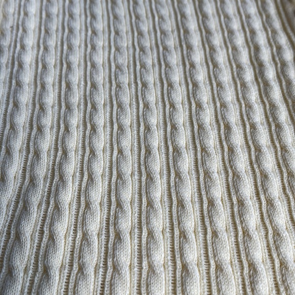 VTG JEANNE PIERRE Y2K SNUG CROPPED YELLOW SWEATER SIZE MEDIUM - Picture 9 of 12